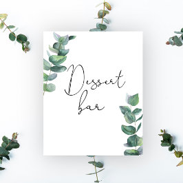 Eucalyptus - Poster voor dessertbar