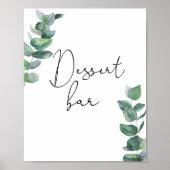 Eucalyptus - Poster voor dessertbar (Voorkant)