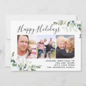 Eucalyptus Prettige feestdagen Feestdagenkaart (Voorkant)