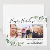 Eucalyptus Prettige feestdagen Feestdagenkaart (Voorkant / Achterkant)