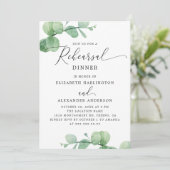 Eucalyptus Probediner. Elegant scripttuin Kaart (Staand voorkant)