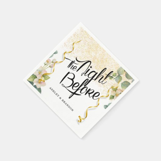 Eucalyptus Proefhuwelijksdiner Servetten (Hoek)