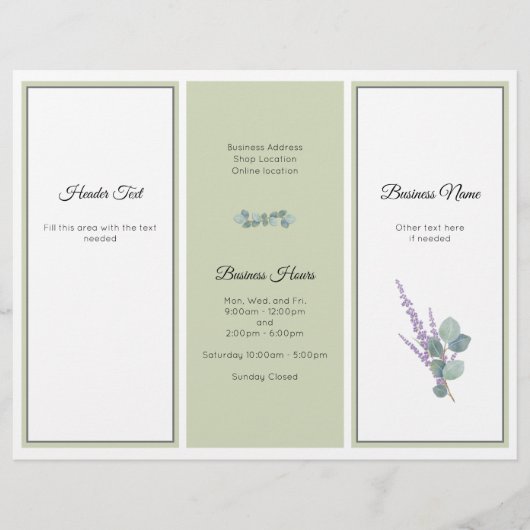 Eucalyptus Professional Business - Fotobrochure Flyer (Voorkant)