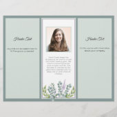Eucalyptus Professionele Zakelijke Fotobrochure Flyer (Achterkant)