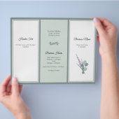 Eucalyptus Professionele Zakelijke Fotobrochure Flyer (Hand)