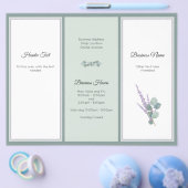 Eucalyptus Professionele Zakelijke Fotobrochure Flyer (Enkel)