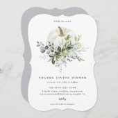 Eucalyptus Pumpkin Bedankt Uitnodiging (Voorkant / Achterkant)