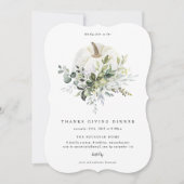 Eucalyptus Pumpkin Bedankt Uitnodiging (Voorkant)