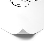 Eucalyptus Pumpkin Weddenschap Welkomstteken Poster (Hoek)