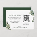 Eucalyptus | QR Code Scannen bruiloft goed Kaart<br><div class="desc">Vaak wordt een bruiloftsbekaart ingevoegd als onderdeel van huwelijksuitnodigingen aan gasten, omdat het een leuke manier is om cadeaus te verzamelen en een geaccepteerde manier om gasten een cadeauoptie voor geld bruiloft aan te bieden. Deze welbespraakt ontworpen en gewoordde invoegkaart is de perfecte manier om gasten te laten weten dat...</div>