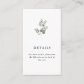 Eucalyptus QR Informatiekaartje (Voorkant)