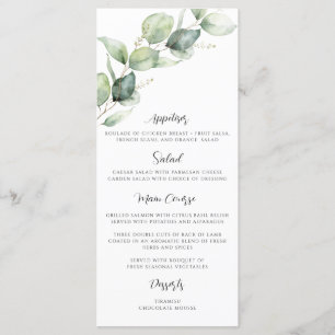 Eucalyptus Quinceanera 15e verjaardag Party Foto Menu