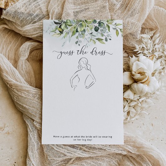 Eucalyptus Raad de jurk vrijgezellenfeest spel