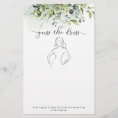 Eucalyptus Raad de jurk vrijgezellenfeest spel (Voorkant)