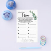 Eucalyptus Raad de Wijnparen Douche Game Kaart (Enkel)