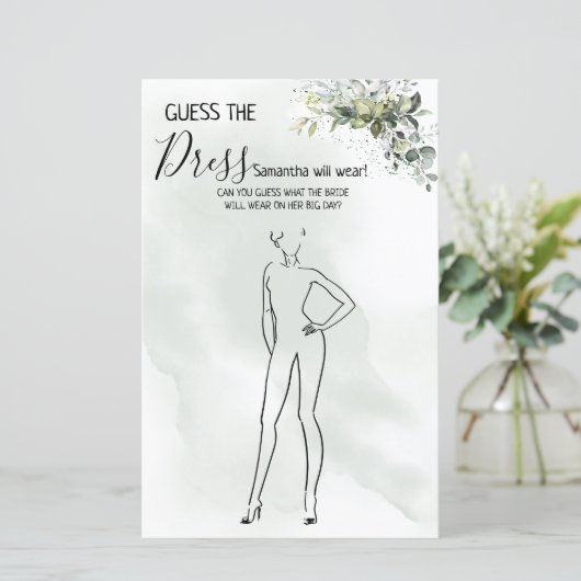 Eucalyptus Raad eens tweetalige kledingwedstrijd (Staand voorkant)