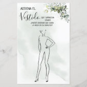 Eucalyptus Raad eens tweetalige kledingwedstrijd (Achterkant)