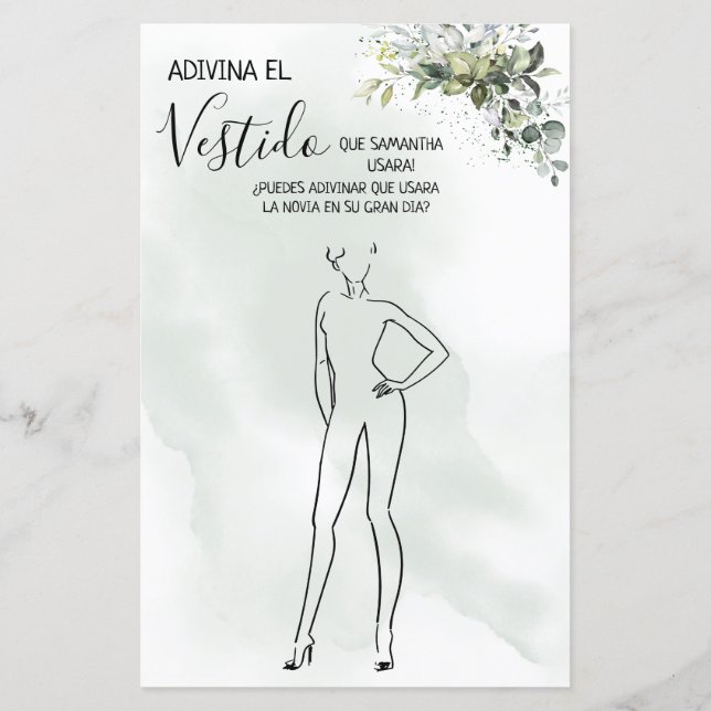 Eucalyptus Raad eens tweetalige kledingwedstrijd (Achterkant)