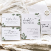 Eucalyptus Recept voor de aanstaande bruid verzoek Informatiekaartje