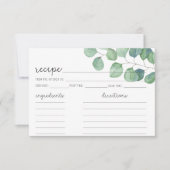 Eucalyptus - Receptkaart (Voorkant)