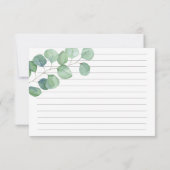 Eucalyptus - Receptkaart (Achterkant)