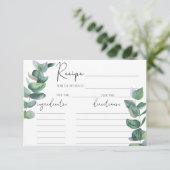 Eucalyptus - Receptkaart (Staand voorkant)