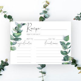 Eucalyptus - Receptkaart