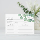 Eucalyptus - Recipcard (Staand voorkant)
