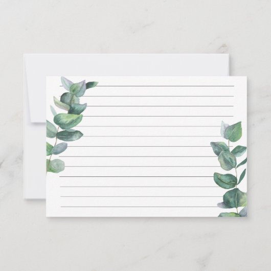 Eucalyptus - Recipcard (Achterkant)