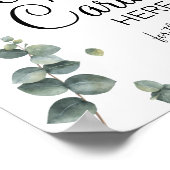 Eucalyptus Recipe Kaart vrijgezellenfeest game sig Poster (Hoek)