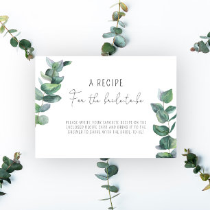 Eucalyptus - Recipe voor de bruid-aan-te zijn Informatiekaartje