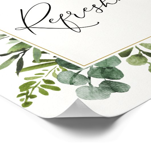 Eucalyptus Refreshments Poster (Hoek)