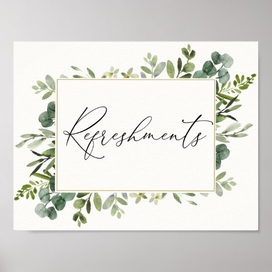 Eucalyptus Refreshments Poster (Voorkant)