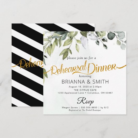 Eucalyptus-repetitie Kaart (Voorkant / Achterkant)