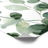 Eucalyptus repetitie: Welkomstbord Poster (Hoek)