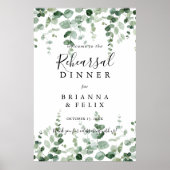 Eucalyptus repetitie: Welkomstbord Poster (Voorkant)