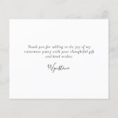 Eucalyptus Retirement BUDGET Partij Dank u wel (Achterkant)