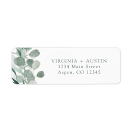 Eucalyptus Return Address Label