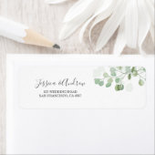 Eucalyptus Return Address Label Foliage Bohemen (Insitu)