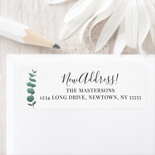 Eucalyptus Return-adres Etiket (Insitu)