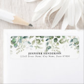 Eucalyptus Return-adreslabels Etiket (Insitu)