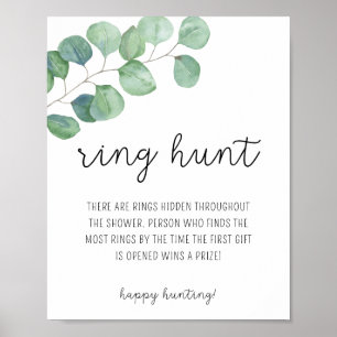 Eucalyptus - Ring jacht bruiloft spel Poster
