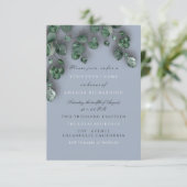 Eucalyptus Rokerige Blauwe Groene Bossen Landelijk Kaart (Staand voorkant)