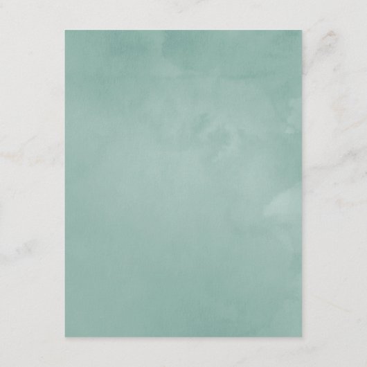 Eucalyptus Roos Geometrische bruiloft Gast Details Informatiekaartje (Achterkant)