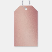 Eucalyptus Roos Gold Geometric Vrijgezellenfeest Cadeaulabel (Achterkant)