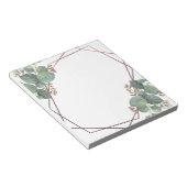 Eucalyptus roos goud notitieblok (Schuin)