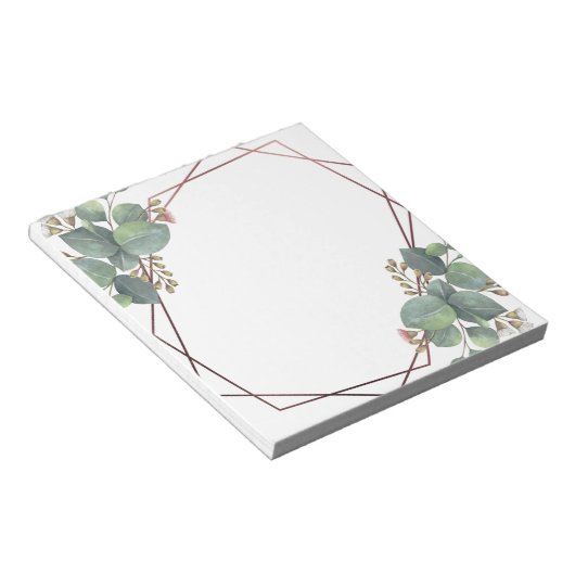 Eucalyptus roos goud notitieblok (Schuin)