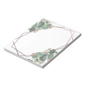 Eucalyptus roos goud notitieblok (Linkerzijde)