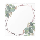 Eucalyptus roos goud notitieblok (Voorkant)