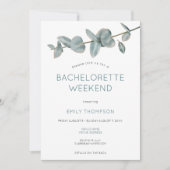 Eucalyptus Routebeschrijving Bachelorette Party We Kaart (Voorkant)